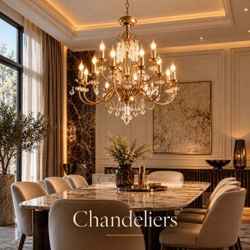 chandeliers